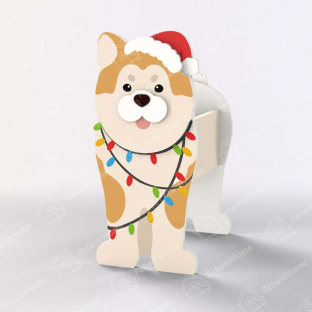 Akita Christmas Planter-POIULTD