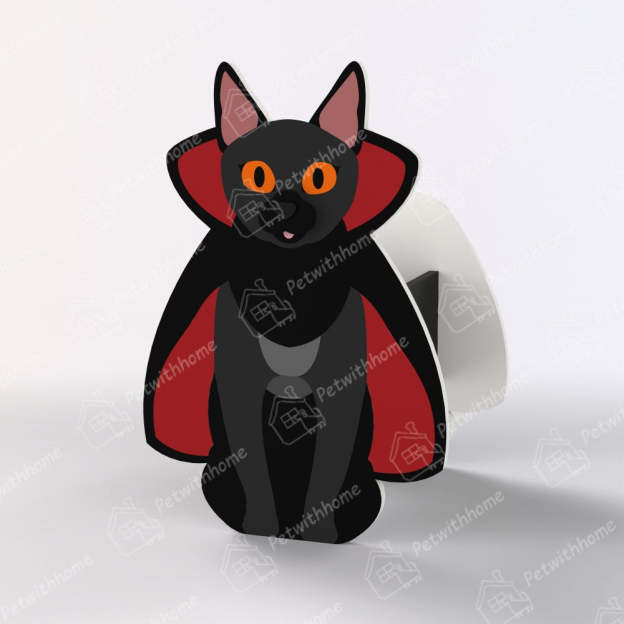 Black Cat Halloween Planter-POIULTD