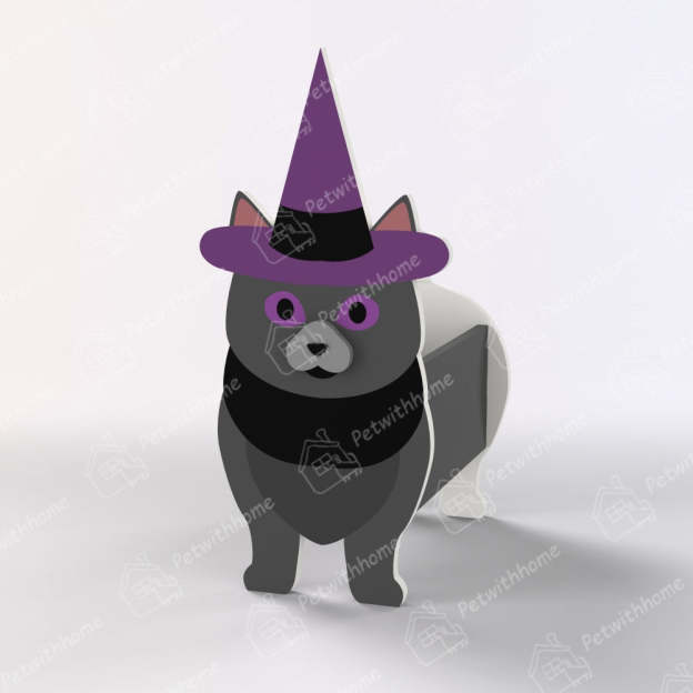 British Shorthair Halloween Planter-POIULTD