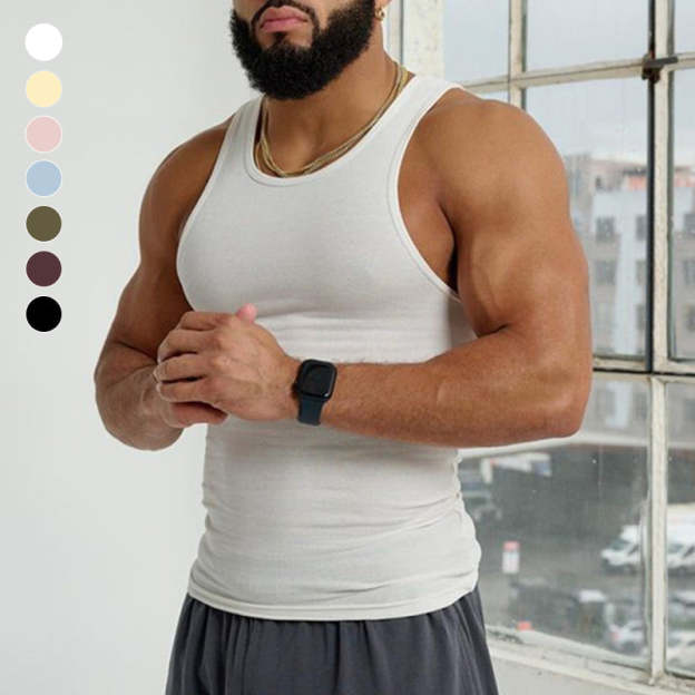 Men's Sleeveless T-shirt-POIULTD