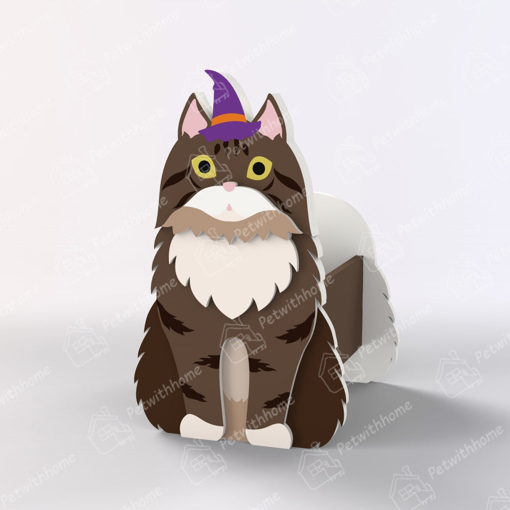 Maine Coon Halloween Planter-POIULTD