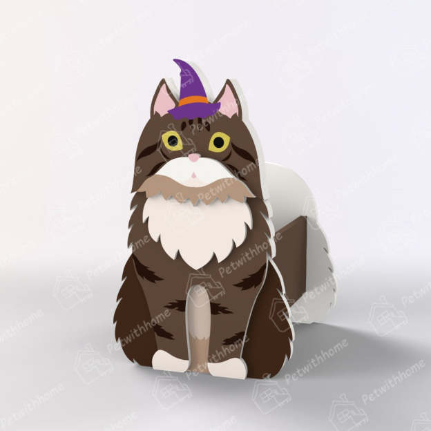 Maine Coon Halloween Planter-POIULTD