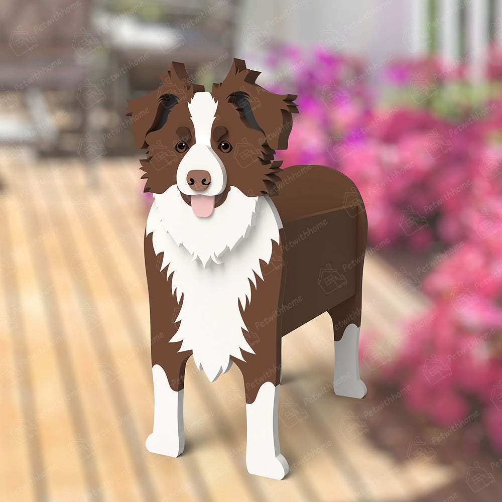 Border Collie Planter-POIULTD