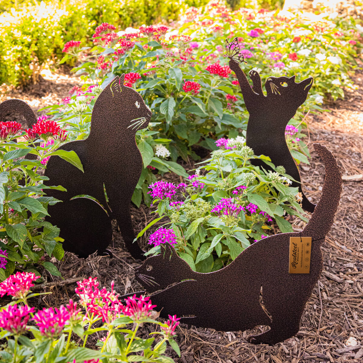 Garden Art - Cats 3 Pack-POIULTD