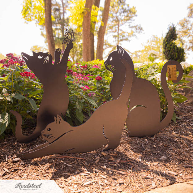 Garden Art - Cats 3 Pack-POIULTD