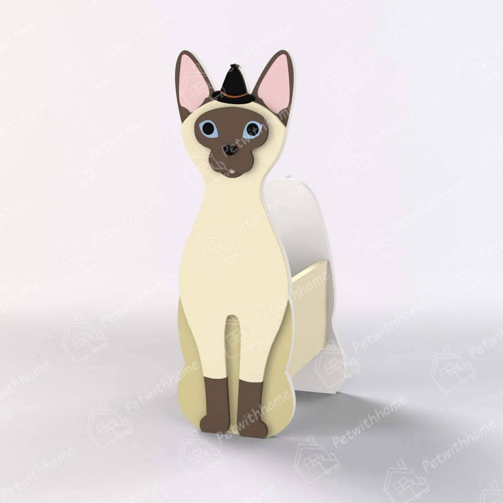 Siamese Cat Halloween Planter-POIULTD
