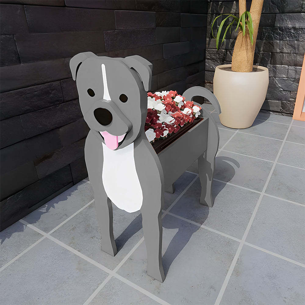 Staffordshire Bull Terrier Planter-POIULTD