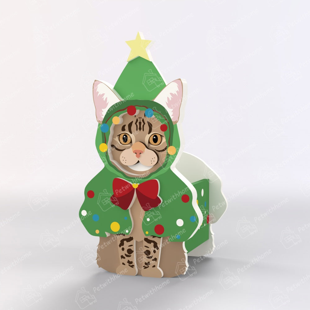 Typical Cat Christmas Planter-POIULTD