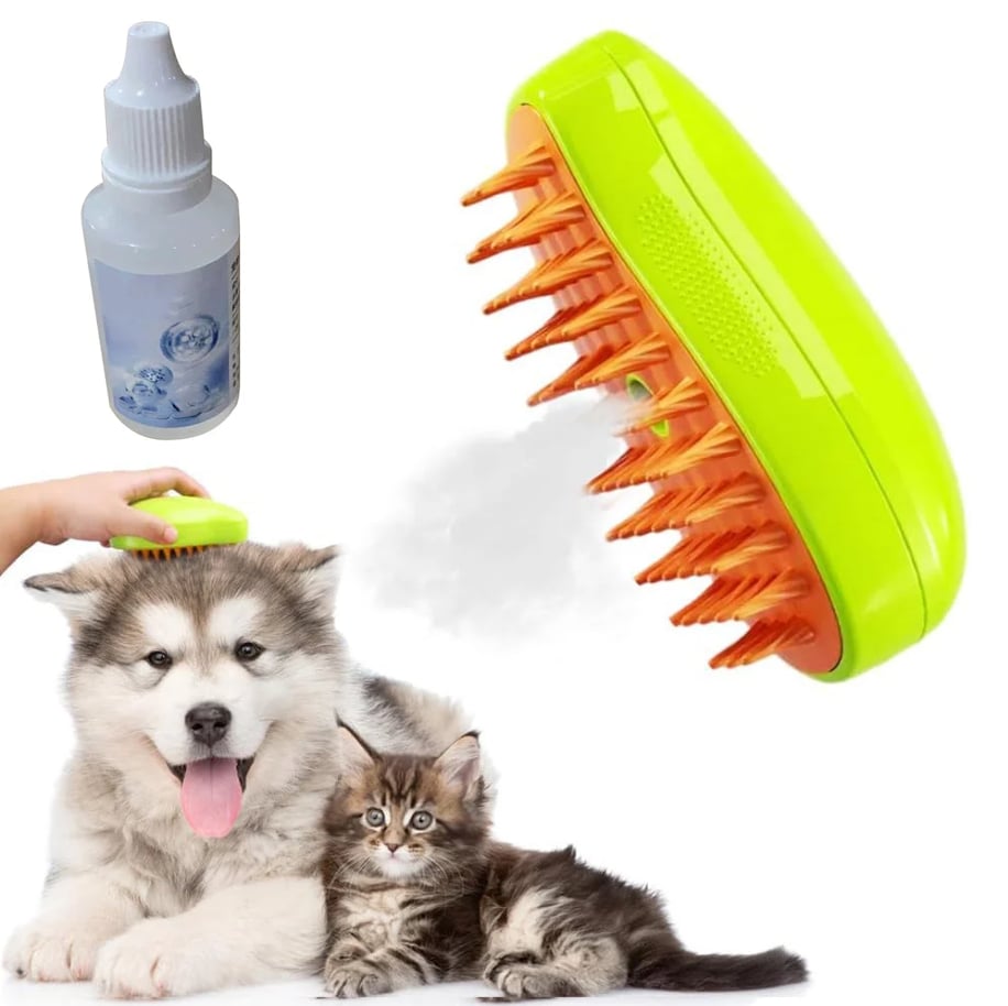❤️Buy 1 Get 1 Free❤️Steamy Pet Brush-POIULTD