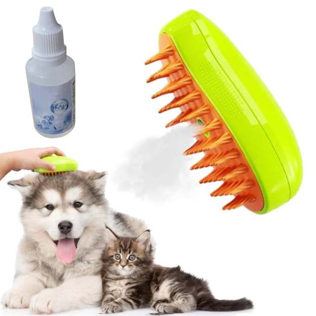 ❤️Buy 1 Get 1 Free❤️Steamy Pet Brush-POIULTD