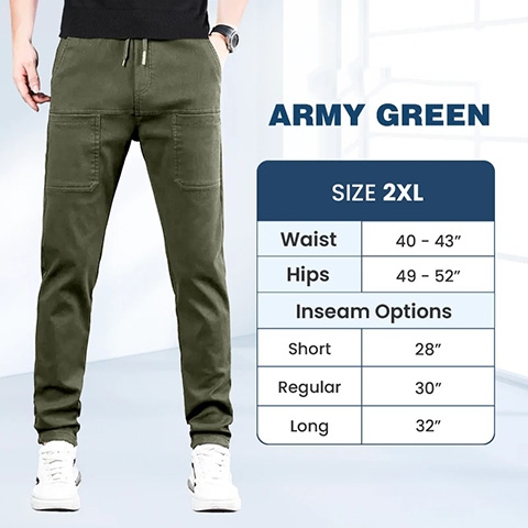 🎁High Stretch Multi-pocket Durable Cargo Pants⏰Promotion 49% OFF Limited Time🛒-POIULTD
