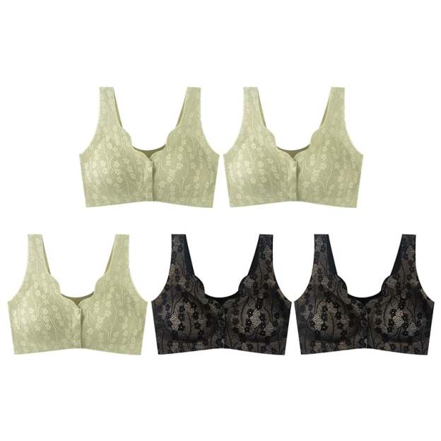 🔥Buy 1 Get 2 Free (3PCS) - Comfortable & Convenient Front Button Bra-POIULTD