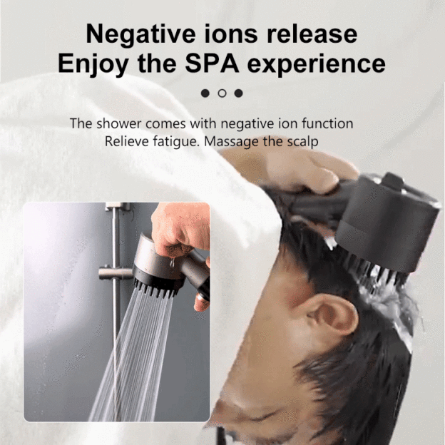 🚀HOT SALE -- 3 Modles Adjustment High Pressure Water Massage Shower