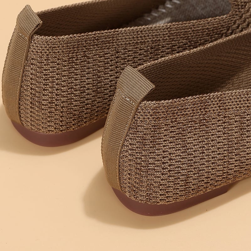 Casual Weave Women's Flat Shoes-POIULTD
