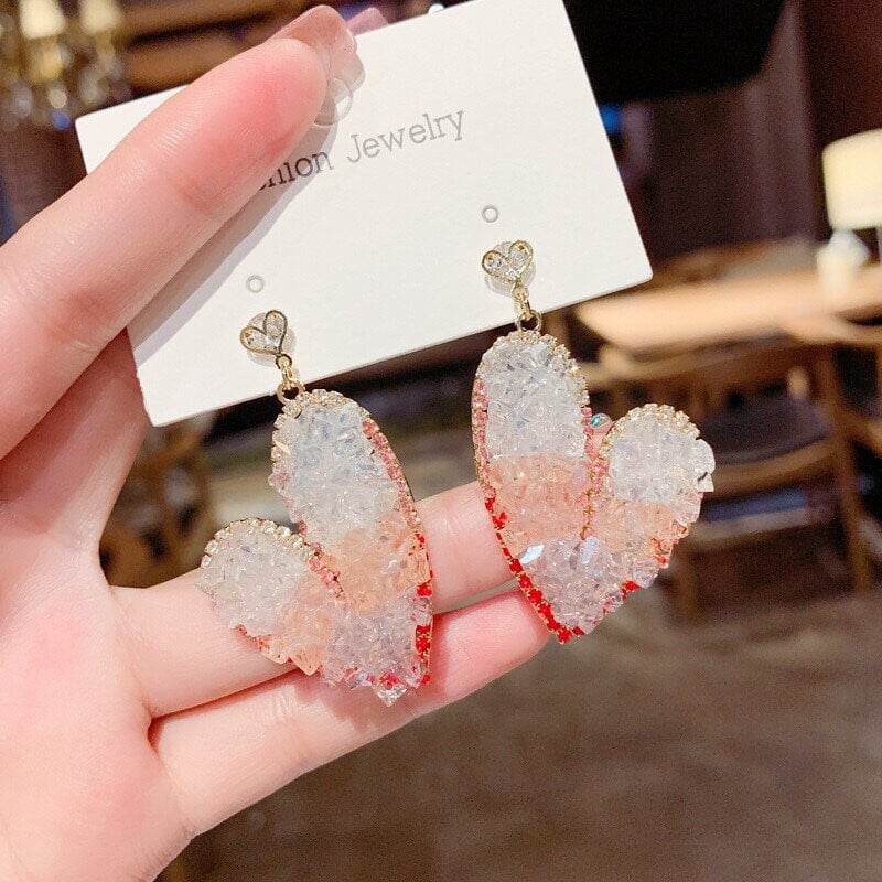 Sweet Love Crystal Earrings (💗Valentine's Day Limited Edition)-POIULTD