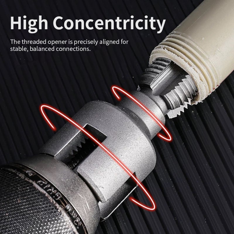 Integrated Internal & External Pipe Threading Tool