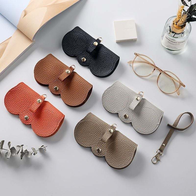 ✨Soft PU Leather Sunglasses Bag👓️-POIULTD