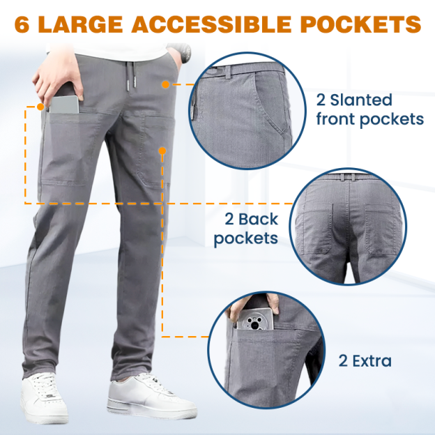 🎁High Stretch Multi-pocket Durable Cargo Pants⏰Promotion 49% OFF Limited Time🛒-POIULTD