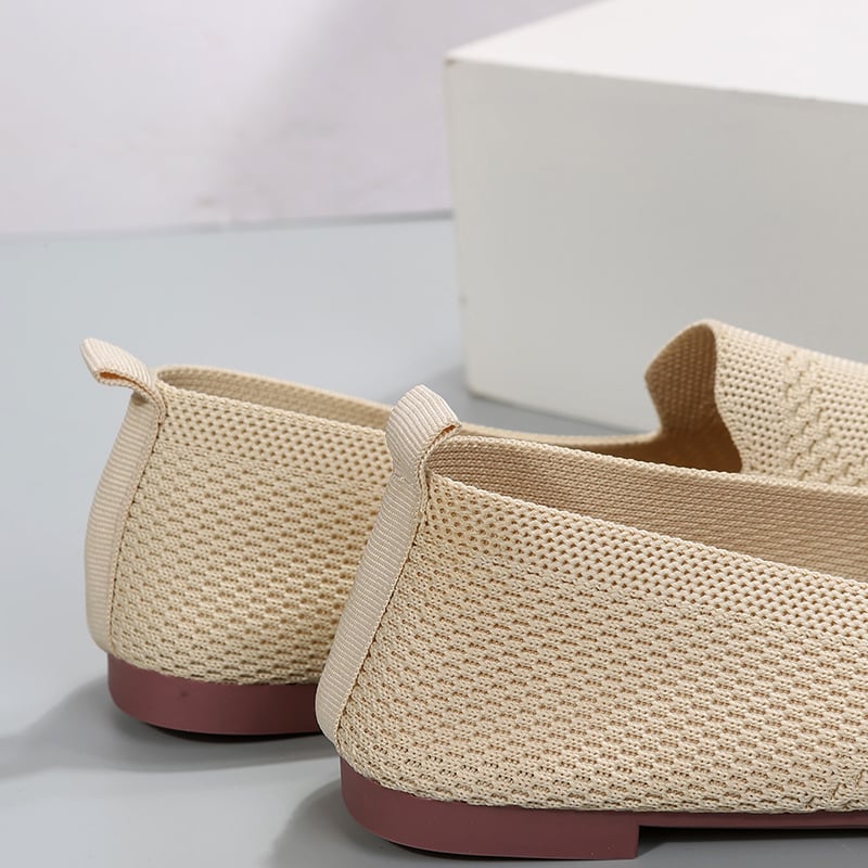 Casual Weave Women's Flat Shoes-POIULTD