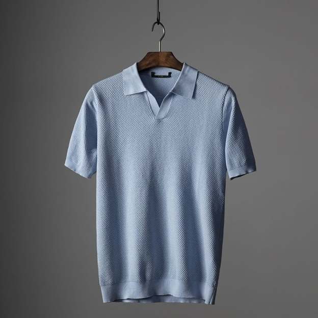 KNITTED POLO SHIRT-POIULTD