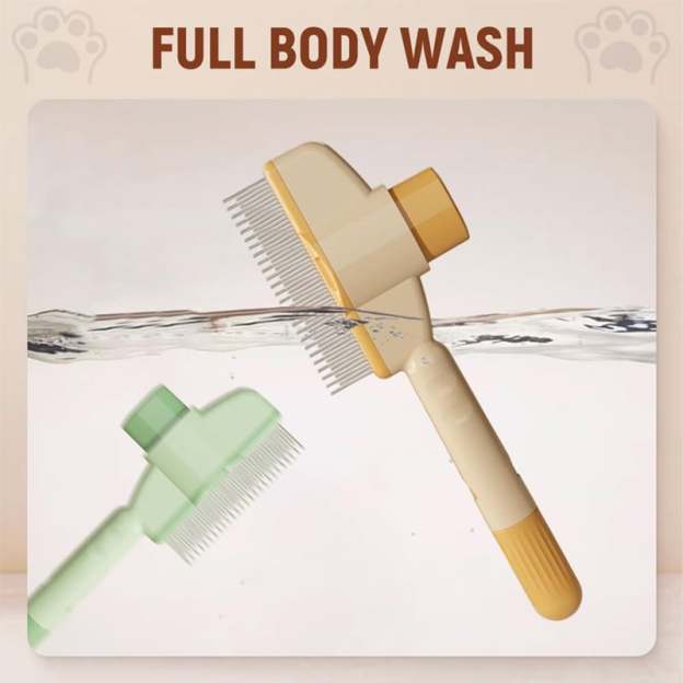 🔥Self-cleaning Pet Flea Comb Grooming Brush-POIULTD