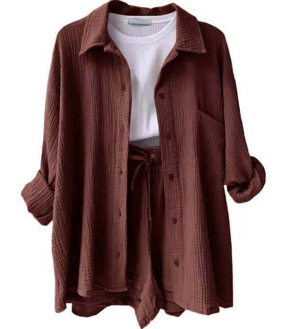 Zweiteiliger Langarmshirt-Damen-Freizeitanzug für Damen-POIULTD