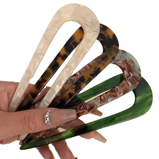 U Shape Women Hairpins Hair Clips-POIULTD