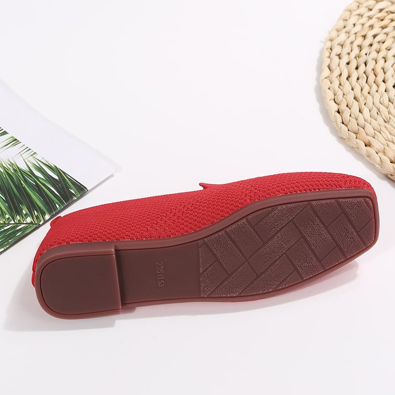 Casual Weave Women's Flat Shoes-POIULTD
