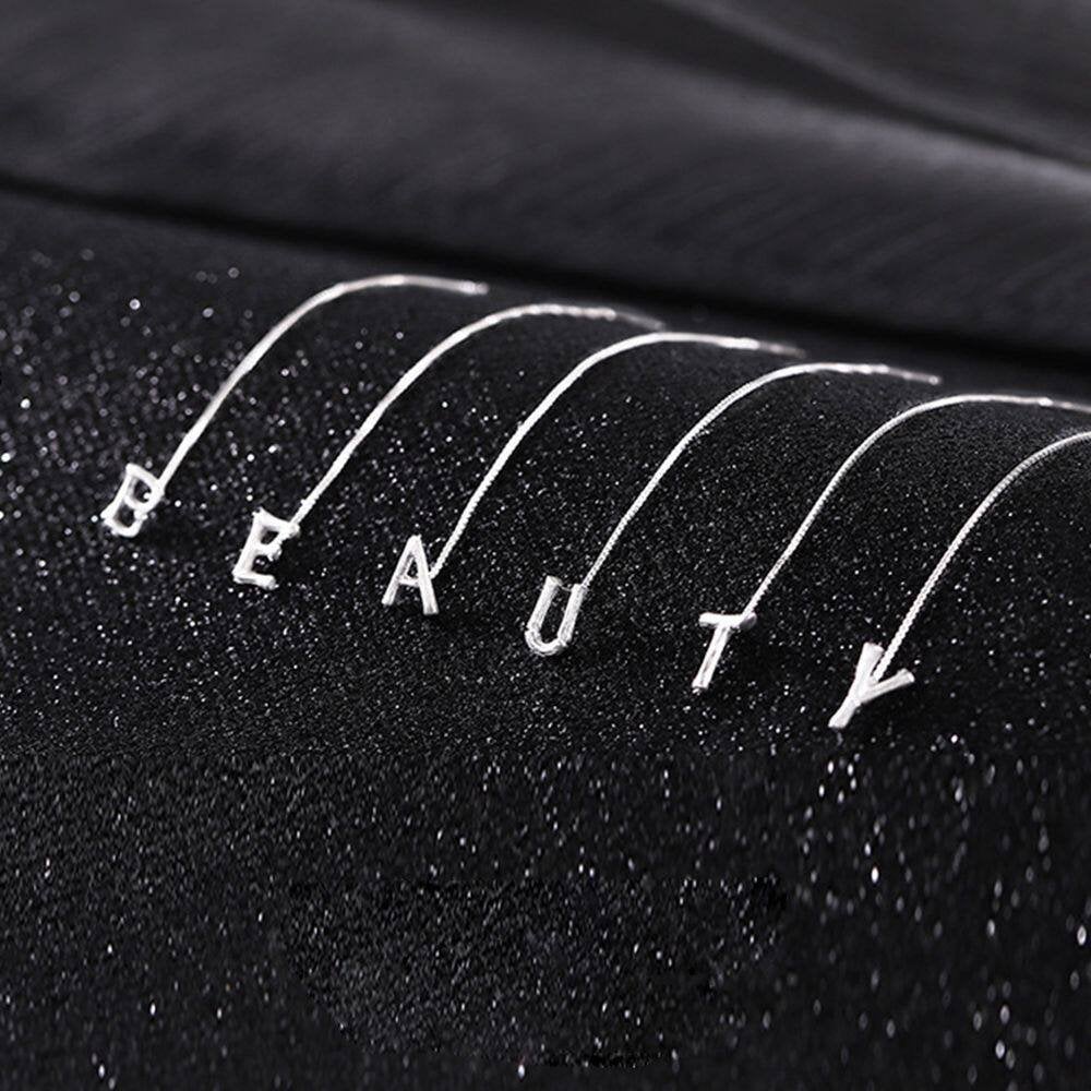 Shiny Alphabet Earrings-POIULTD