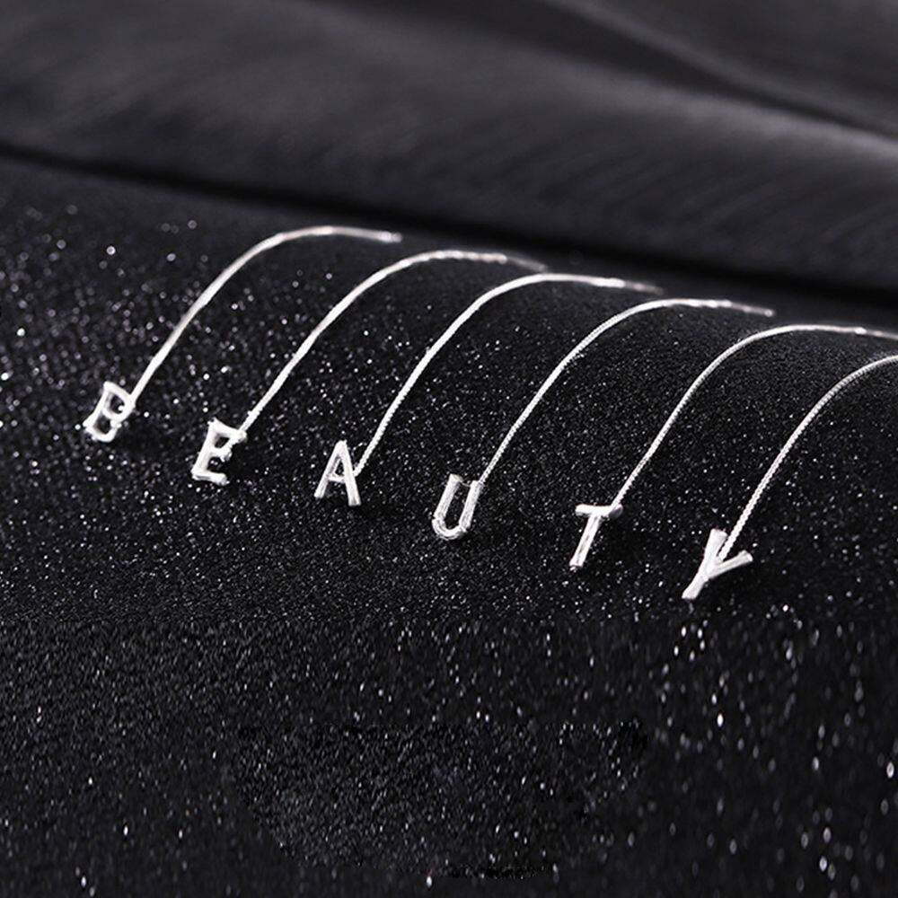 Shiny Alphabet Earrings-POIULTD