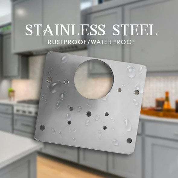 🔥Hot Products🔥 Stainless steel hinge fixing plate repair piece-POIULTD