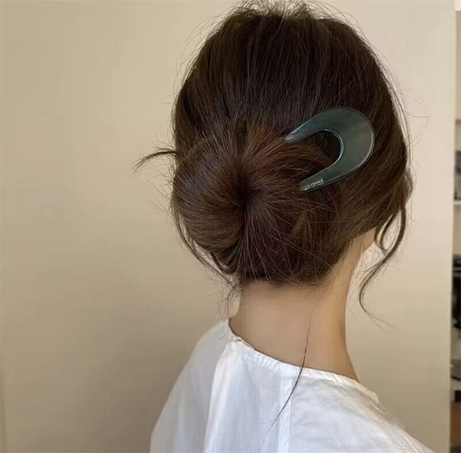 U Shape Women Hairpins Hair Clips-POIULTD