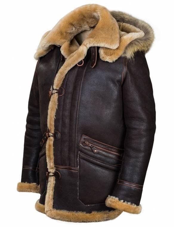 JACKET PILOT FROM SHEEPSKIN B-7 ARCTIC PARKA ART.208[FREE SHIPPING TODAY]-POIULTD