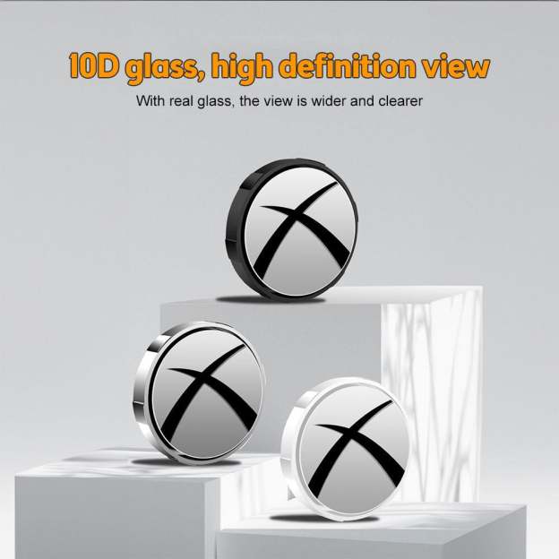 Suction Cup Car Convex Blind Spot Mirror (1 Set / 2 Pcs)-POIULTD