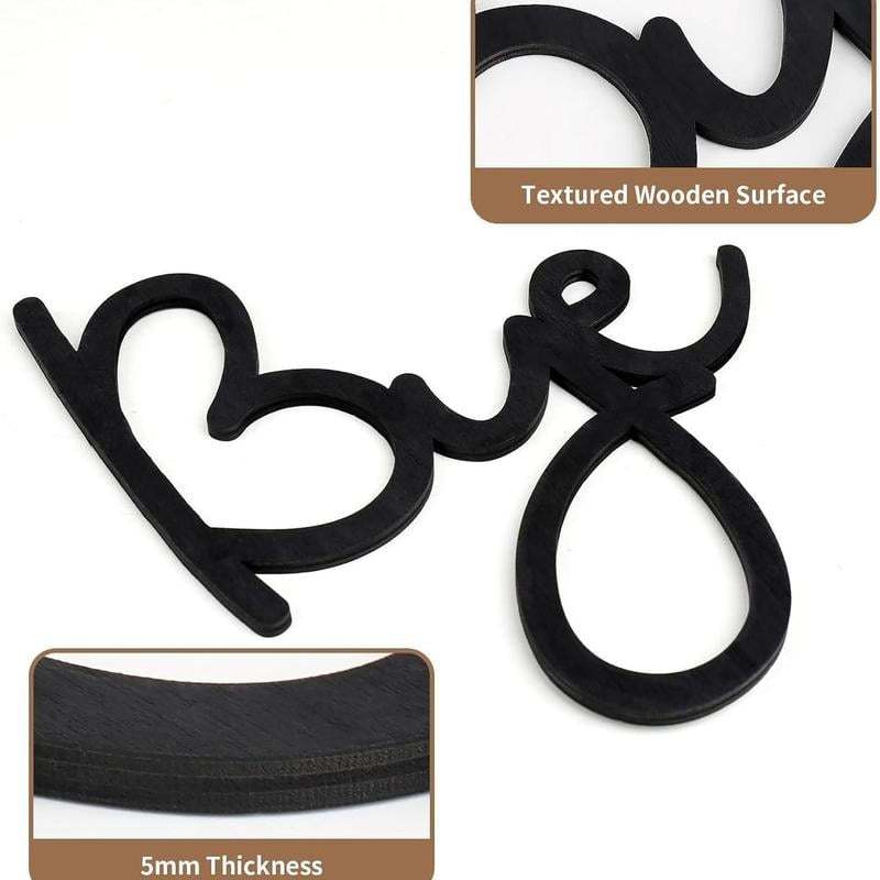 🔥Last Day Promotion - 49% OFF🎁Wooden Wall Hanging Sign Decoration - No Wall Damage