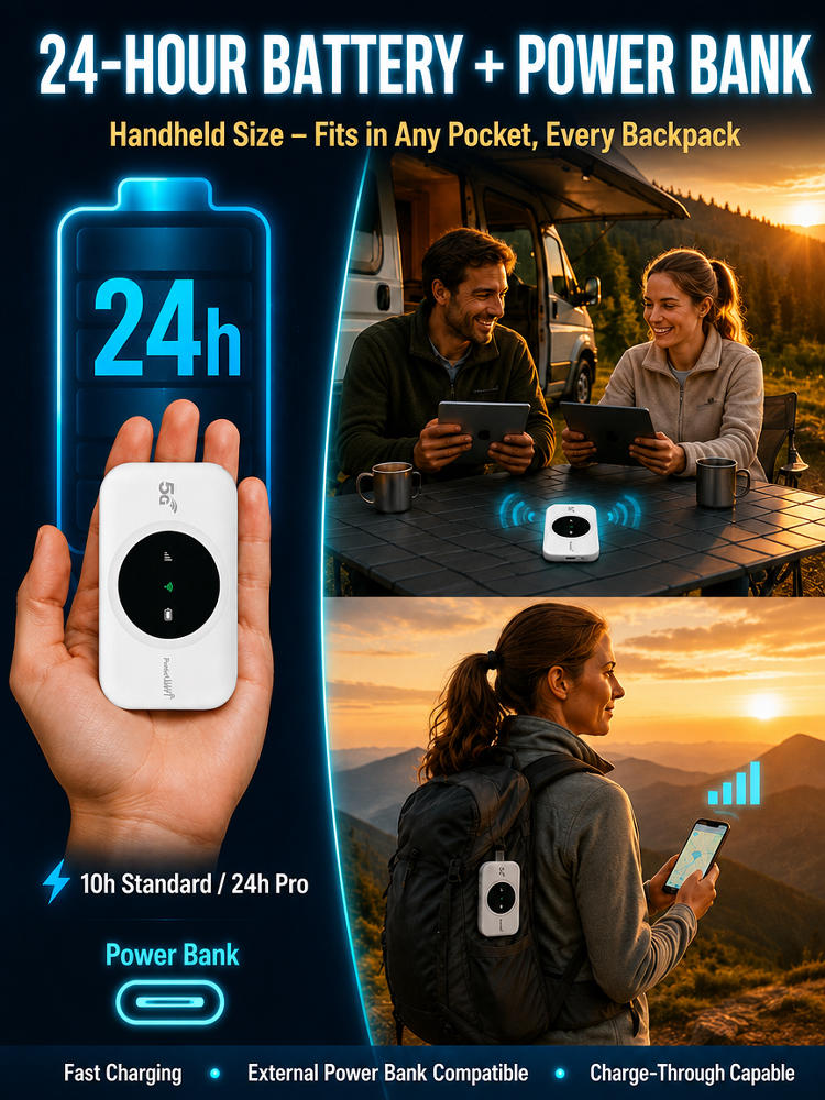 【BT Group】【Global Connection, Lifetime Free】AI Portable WiFi
