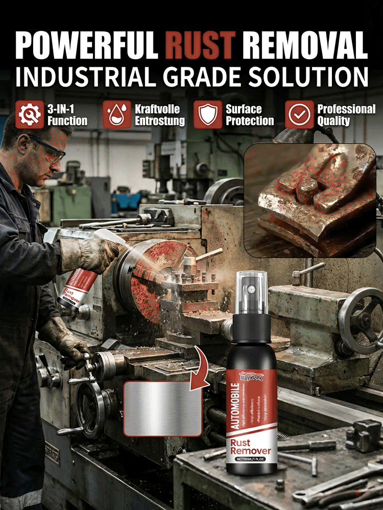 Premium German Auto Show Rust Remover: 3-in-1 Rust Removal, Renewal & Protection