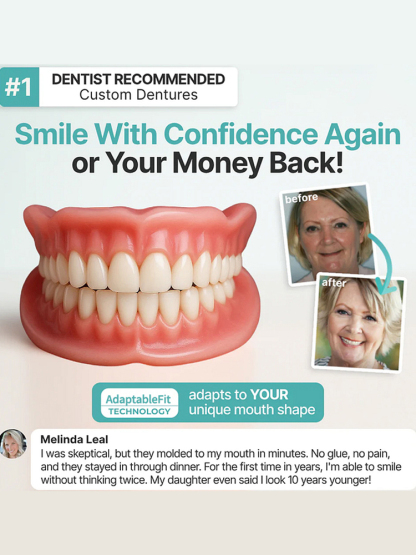 [CE Certified] Full-mouth bone-supported denture set-Over 300,000 users worldwide