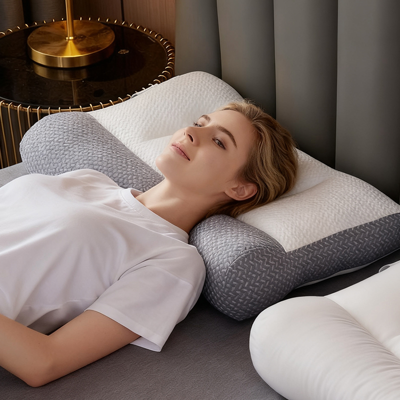 Orthopedic doctor-recommended neck pillow—sleep in 5 seconds, comfortably and snore-free