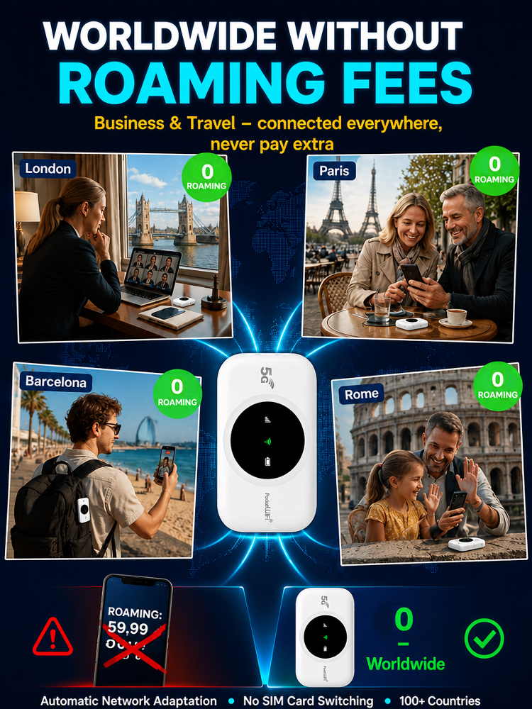 【BT Group】【Global Connection, Lifetime Free】AI Portable WiFi