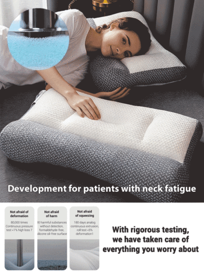 Orthopedic doctor-recommended neck pillow—sleep in 5 seconds, comfortably and snore-free