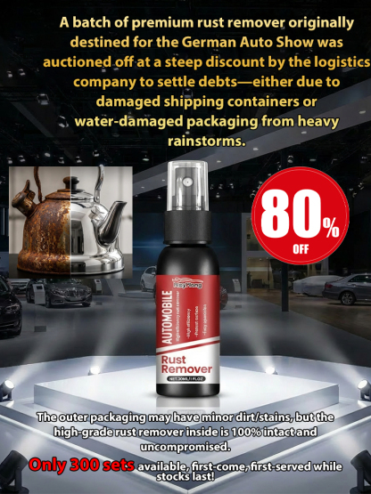 Premium German Auto Show Rust Remover: 3-in-1 Rust Removal, Renewal & Protection
