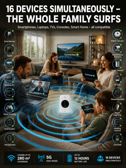 【BT Group】【Global Connection, Lifetime Free】AI Portable WiFi