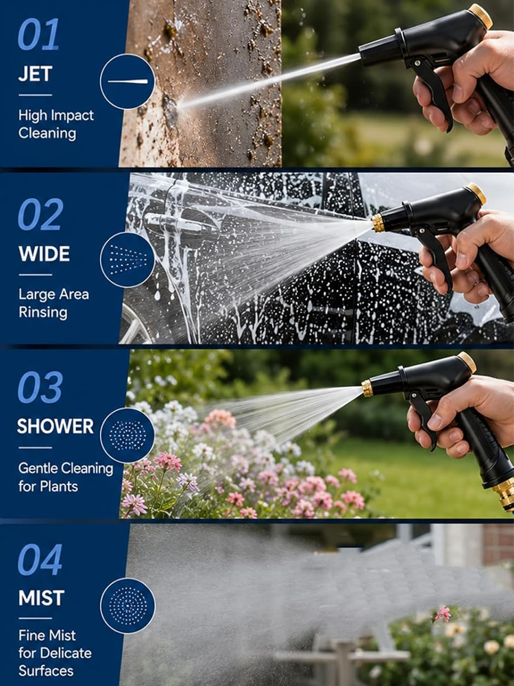 High Pressure Car Wash Water Gun Set-Trusted by 300,000,000 Users Worldwide