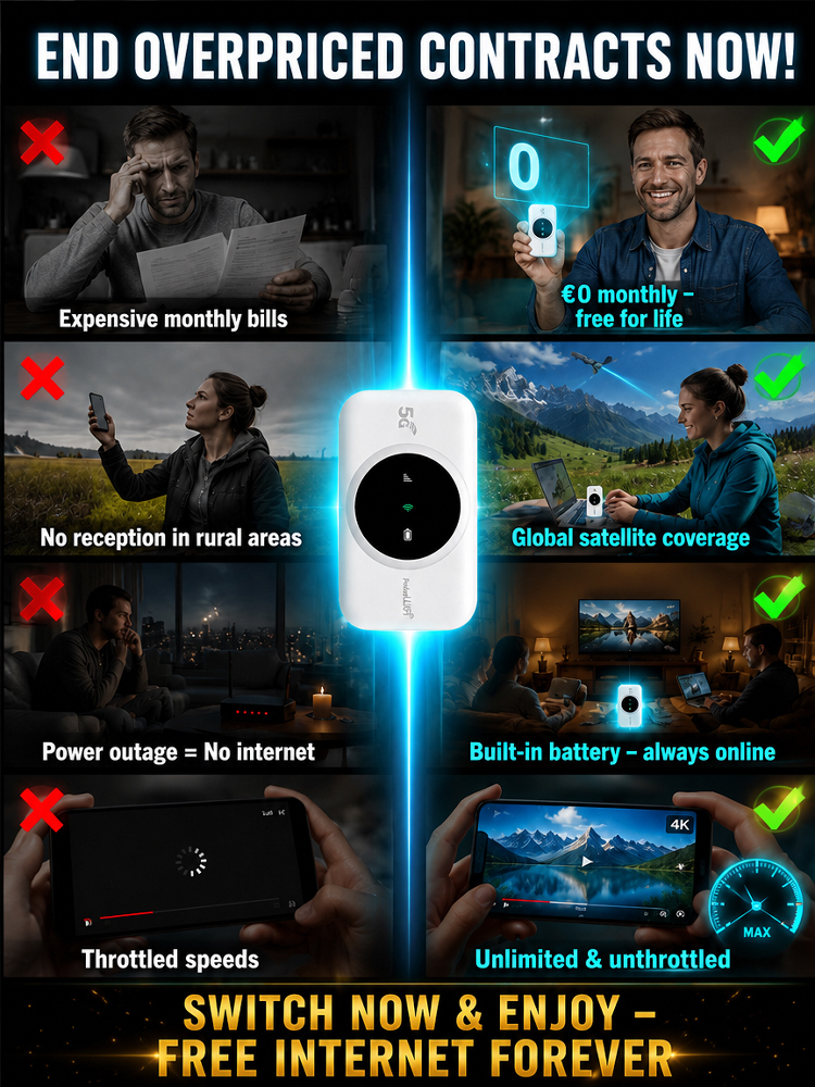 【BT Group】【Global Connection, Lifetime Free】AI Portable WiFi