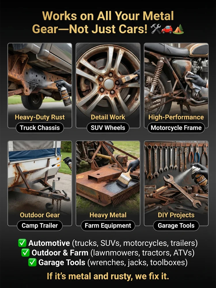 Premium German Auto Show Rust Remover: 3-in-1 Rust Removal, Renewal & Protection