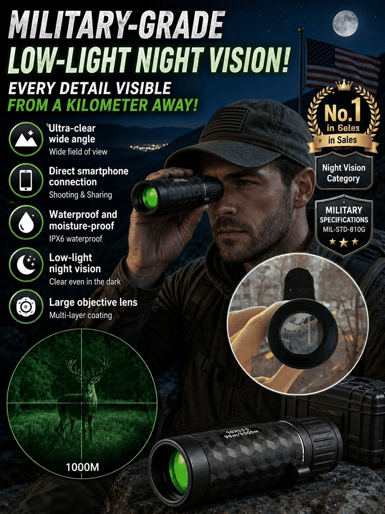 【Special Forces Exclusive】High Magnification Night Vision Monocular