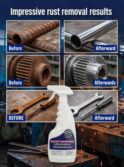 Industrial rust remover: rust gone in 1 second – 50 years rust-free!