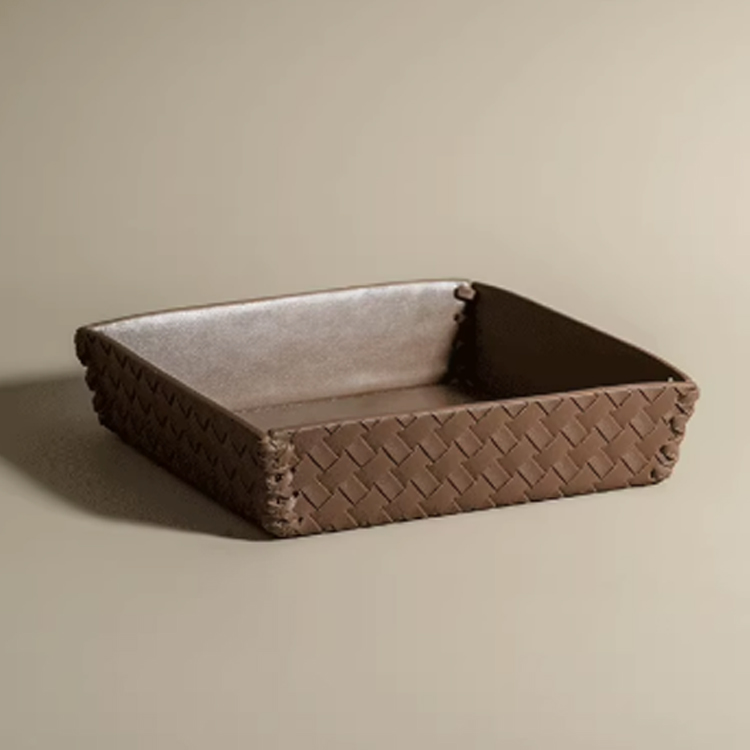 Luxury-Style Vintage Living Room Coffee Table with Desk Storage Tray