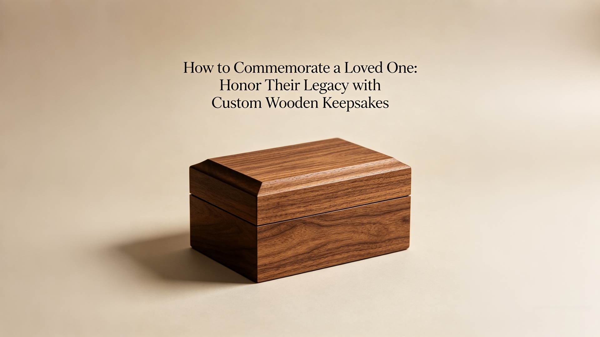How to Commemorate a Loved One: Honor Their Legacy with Custom Wooden Keepsakes-TailorAura